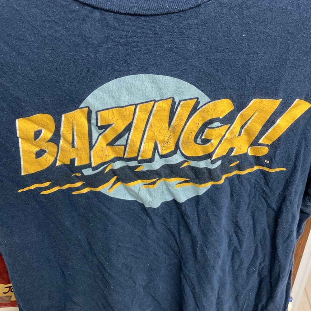Vintage Bazinga The Big Bang Theory Graphic T-Shirt